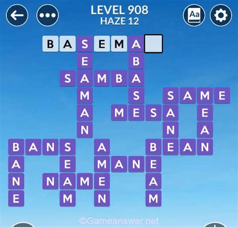 Wordscapes Level 908 Answers .